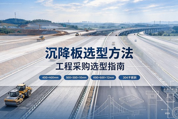 昆玉沉降板选择方法