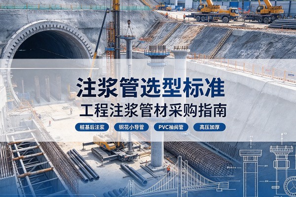昆玉注浆管选型标准