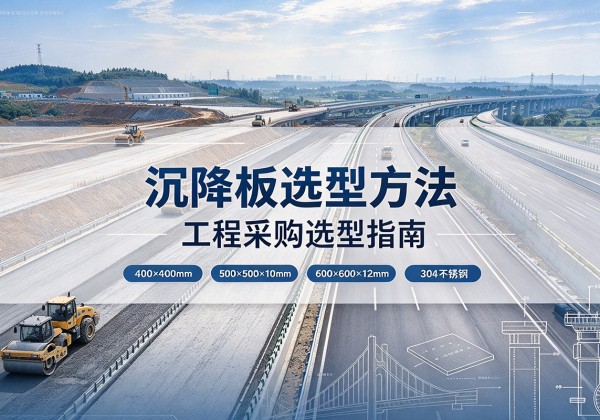 昆玉沉降板选择方法